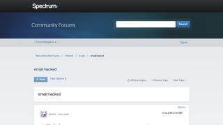 
                            5. email hacked - Welcome to the Forums - Time Warner Cable Forum ... - Time Warner Cable Portal Hack