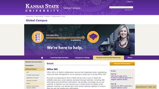 Email - K-State Global Campus - Kansas State University - K State Webmail Portal