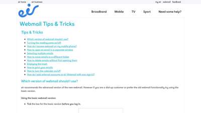 
                            9. Email Protector | Tips & Tricks | eir.ie