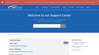 Email Settings – Help Center