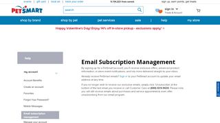
                            1. Email subscription management | PetSmart - Petsmart Email Sign Up