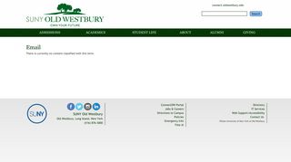 
                            7. Email | SUNY Old Westbury - Suny Old Westbury Email Portal