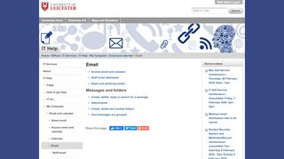 
                            4. Email — University of Leicester - Leicester Uni Email Portal