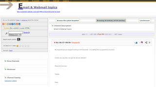 
                            4. Email & Webmail topics - Tinyworld Email Portal