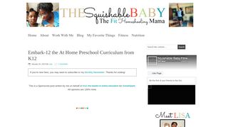 
Embark-12 the At Home Preschool Curriculum from K12  
