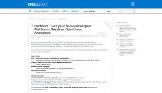 
                            7. EMC Community Network - DECN: Partners - Get your VCE ... - Vce Partner Portal