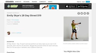 
                            4. Emily Skye's 28 Day Shred D19 - Member Workout by Jen ... - Emily Skye 28 Day Shred Member Portal