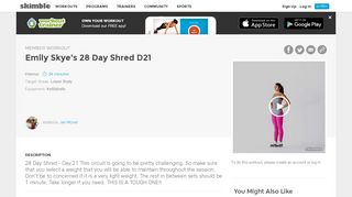 
                            3. Emily Skye's 28 Day Shred D21 - Member Workout by Jen ... - Emily Skye 28 Day Shred Member Portal
