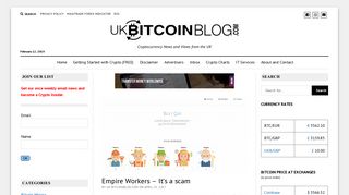 
                            4. Empire Workers – It's a scam | UK Bitcoin Blog - Bitcoins and ... - Empireworkers Portal