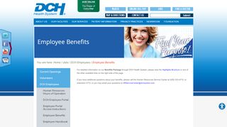 
                            3. Employee Benefits | DCH Health System - Dch Employee Portal