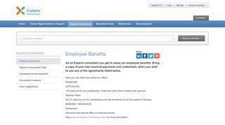 
                            7. Employee Benefits | Experis - Experis Portal Portal