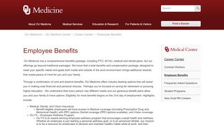
                            3. Employee Benefits - OU Medical Center - Ou Medical Center Employee Portal