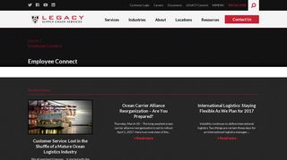 
                            1. Employee Connect | LEGACY Supply Chain Services - Legacy Scs Employee Portal