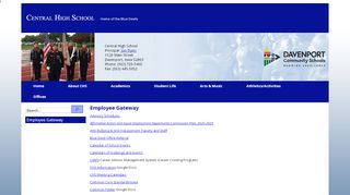 
                            7. Employee Gateway | Central High School - Davenport Schools - Davenport Online Portal