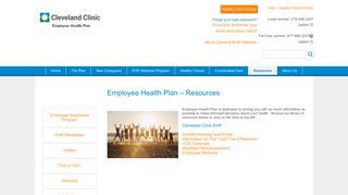 Employee Health Plan – Resources - Resources - Cleveland Clinic ... - Hr Connect Cleveland Clinic Login