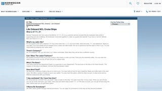 
                            9. Employee Lifestyle Onboard NCL America | Cruise Ship ... - Ncl Crew Internet Portal