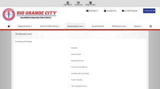 
                            2. Employee Links - Rio Grande City CISD - Rgccisd Employee Portal