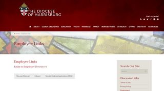 
                            6. Employee Links - Roman Catholic Diocese of Harrisburg - Webmail Catholic Org Portal