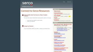 
Employee Links - Serco Inc  
