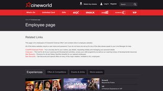 
                            3. Employee page - Cineworld - Core Hr Cineworld Portal