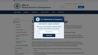 
                            8. Employee personal page | U.S. Department of Commerce - National Finance Center's Employee Personal Page Portal