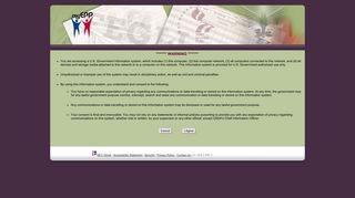 
                            1. Employee Personal Page Warning - National Finance Center's Employee Personal Page Portal
