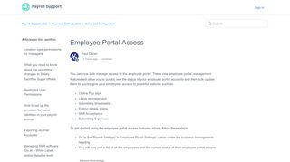 
                            6. Employee Portal Access – Payroll Support (AU) - yourpayroll.com.au - Hc Portal