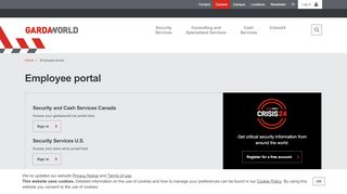 Employee portal  GardaWorld