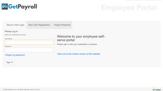 
                            8. Employee Portal - Paydata Forgot Portal
