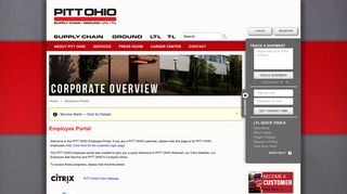 
                            1. Employee Portal | PITT OHIO - Pitt Ohio Employee Portal