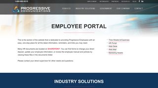 
                            3. Employee Portal - Progressive Communications - Progressive Insurance Employee Portal