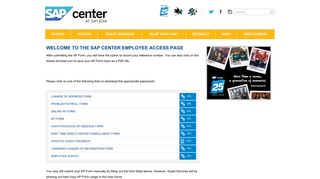 Employee Portal  SAP Center