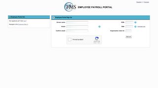 
Employee Portal Sign Up - Employee SignUp - Mobile - FMS Portal
