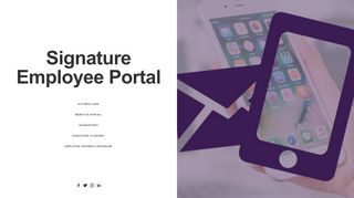 
                            2. Employee Portal — Signature Healthcare At Home - Signature Healthcare Email Login