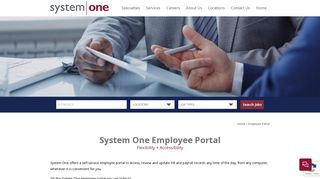 
                            6. Employee Portal | System One - Hti Portal