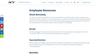 
                            4. Employee Resources - ACT - Act 1 Portal