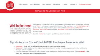
                            6. Employee Resources - Coca-Cola UNITED - Coca Cola Refreshments Employee Portal
