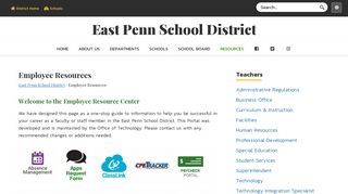 
                            1. Employee Resources – East Penn School District - East Penn Employee Portal