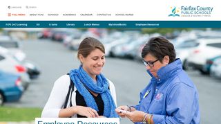 
Employee Resources | Fairfax County Public Schools  

