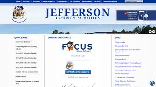 
                            3. Employee Resources - Jefferson County School District - Jcsb Focus Login
