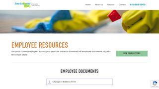 
                            7. Employee Resources - ServiceMaster by Round the Clock ... - Servicemaster Hr Portal
