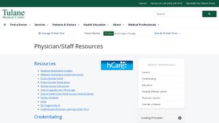 
Employee Resources - Tulane Medical Center

