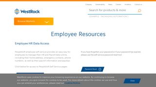 Employee Resources - WestRock - Rocktenn Employee Portal