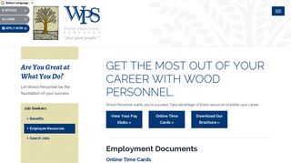 
                            6. Employee Resources - Wood Personnel Services - Wood Group Employee Portal