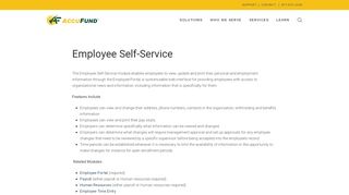 
                            3. Employee Self Service - AccuFund - Accufund Employee Portal Portal