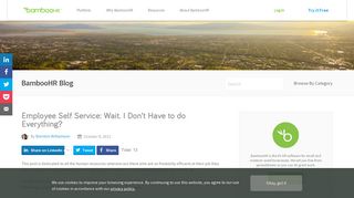 
                            5. Employee Self Service - BambooHR - Bamboo Human Resources Portal