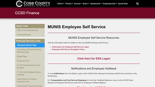 
                            8. Employee Self Service - Cobb County School District - Ccsd Ess Portal
