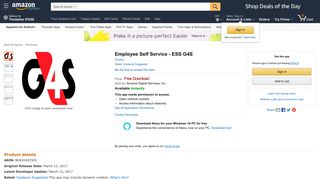 
                            3. Employee Self Service - ESS G4S: Appstore for ... - Amazon.com - G4s Ess Login Problems
