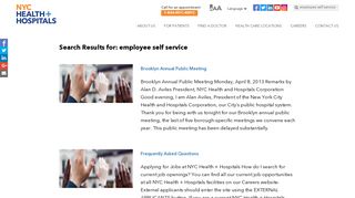 
                            5. employee self service | Search Results | NYC Health + Hospitals - Ess Nychhc Org Portal