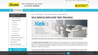 
                            4. Employee Self-Service - Time and Attendance Software - Bodet - Kelio Login